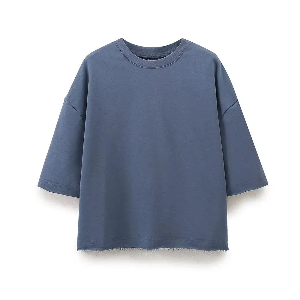 Women's Casual Lounge Set - Shorts and Tee for Summer