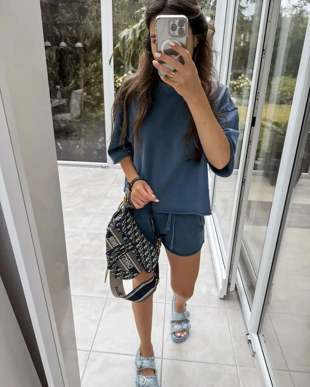 Women's Casual Lounge Set - Shorts and Tee for Summer
