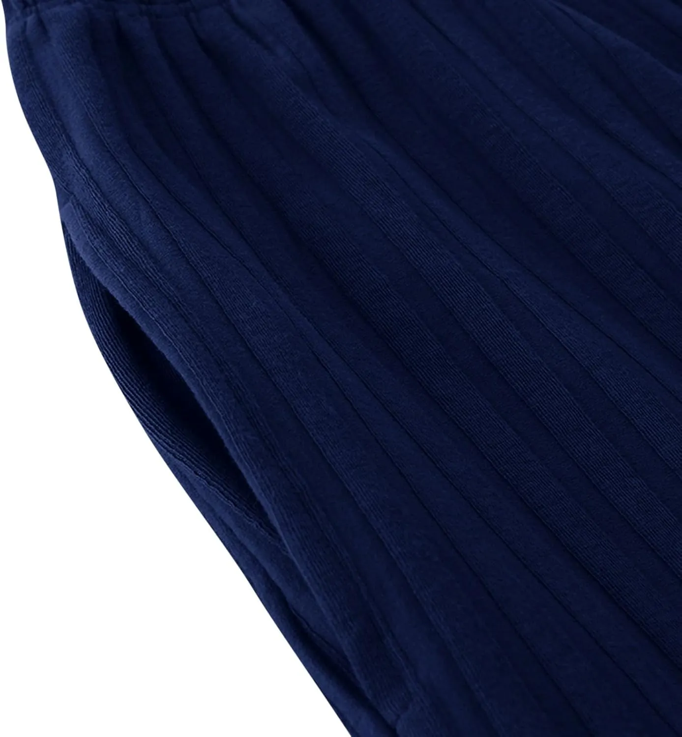 Womens Comfy Stretch Wide Leg Lounge Casual Pants Cotton Lightweight Pajamas Bottoms Soft Elastic Waist Sleep Pants