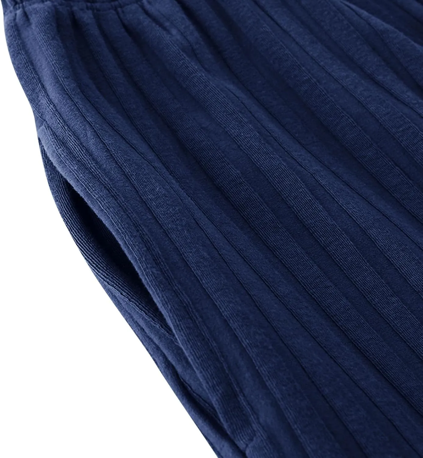 Womens Comfy Stretch Wide Leg Lounge Casual Pants Cotton Lightweight Pajamas Bottoms Soft Elastic Waist Sleep Pants