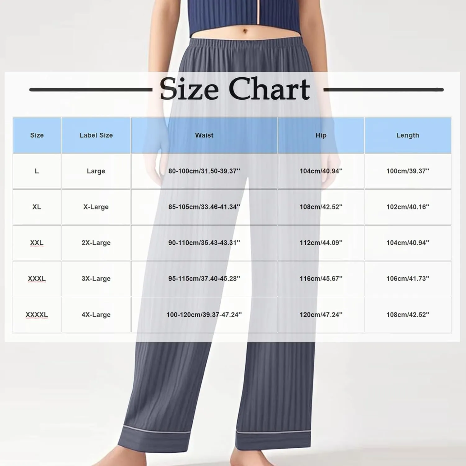 Womens Comfy Stretch Wide Leg Lounge Casual Pants Cotton Lightweight Pajamas Bottoms Soft Elastic Waist Sleep Pants