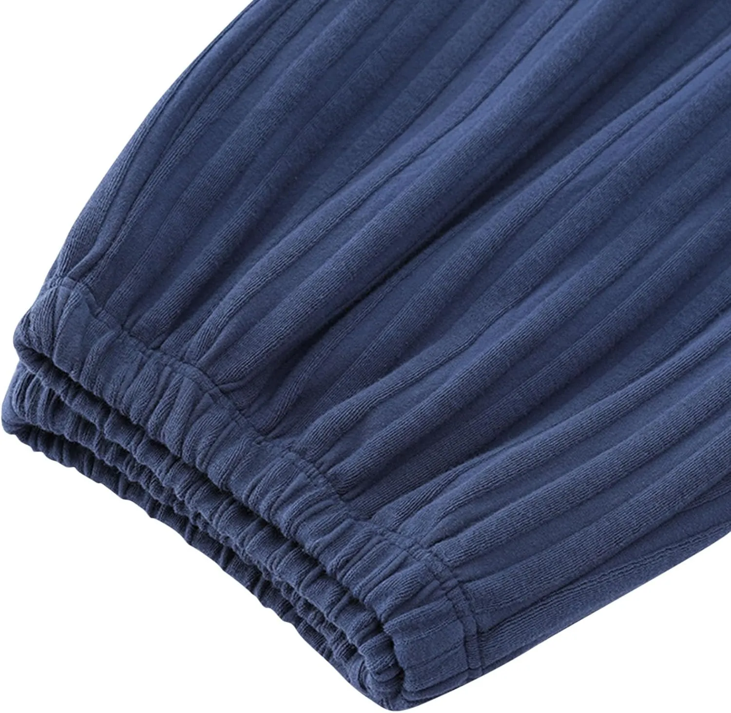 Womens Comfy Stretch Wide Leg Lounge Casual Pants Cotton Lightweight Pajamas Bottoms Soft Elastic Waist Sleep Pants