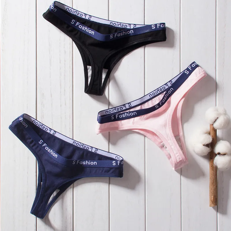 Women's Cotton G-String Panties