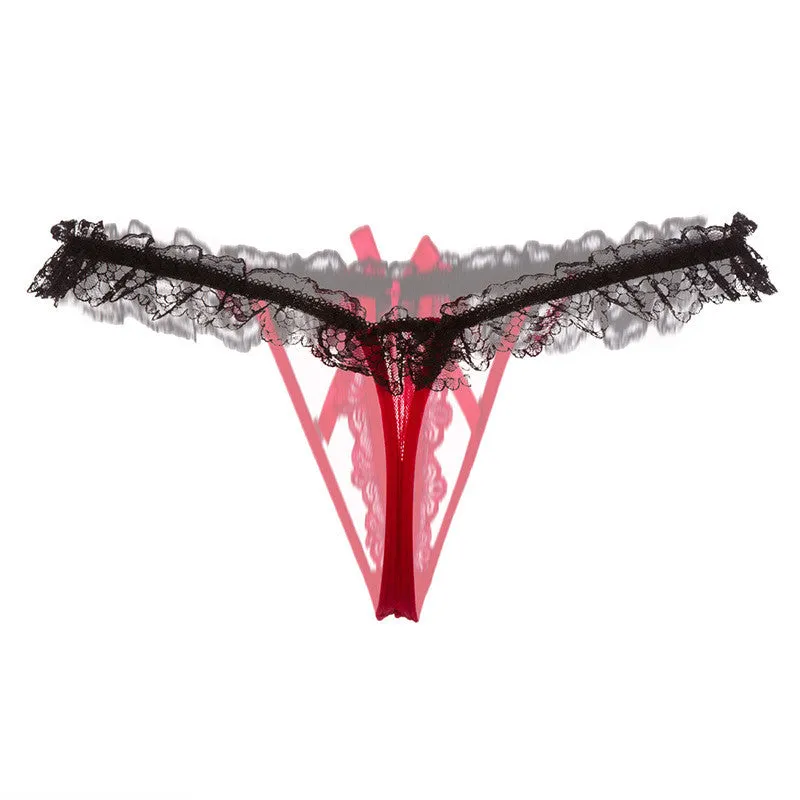 Women's Erotic Panties With Pearl