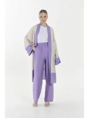 WOMEN'S FASHION KIMONO ROBE SET 4944HE - 2