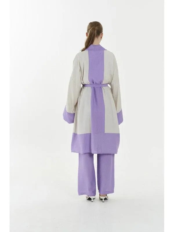 WOMEN'S FASHION KIMONO ROBE SET 4944HE - 2