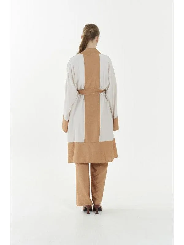 WOMEN'S FASHION KIMONO ROBE SET 4944HE - 3