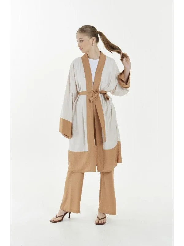 WOMEN'S FASHION KIMONO ROBE SET 4944HE - 3