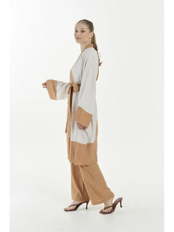 WOMEN'S FASHION KIMONO ROBE SET 4944HE - 3