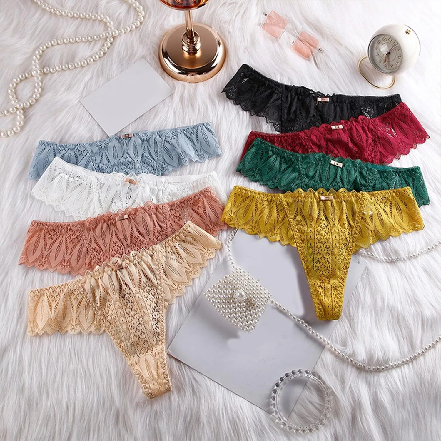 Women's Fashion Sexy Low Waist Underwear Color Striped Briefs Underwear Women Panties Womens Bikini High Cut