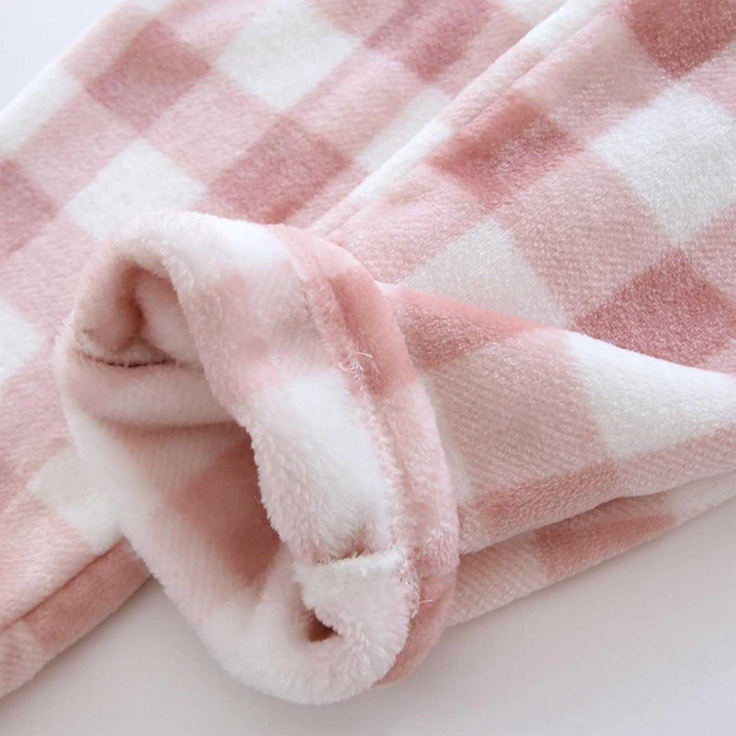 Womens Fleece Pajama Pants Buffalo Plaid Print Fuzzy PJ Bottoms Warm Cotton Flannel Loungewear Sleep Pants