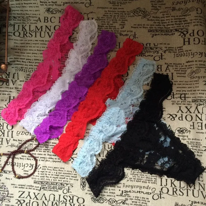 Women's Lace G-Strings | Varicolored Panties