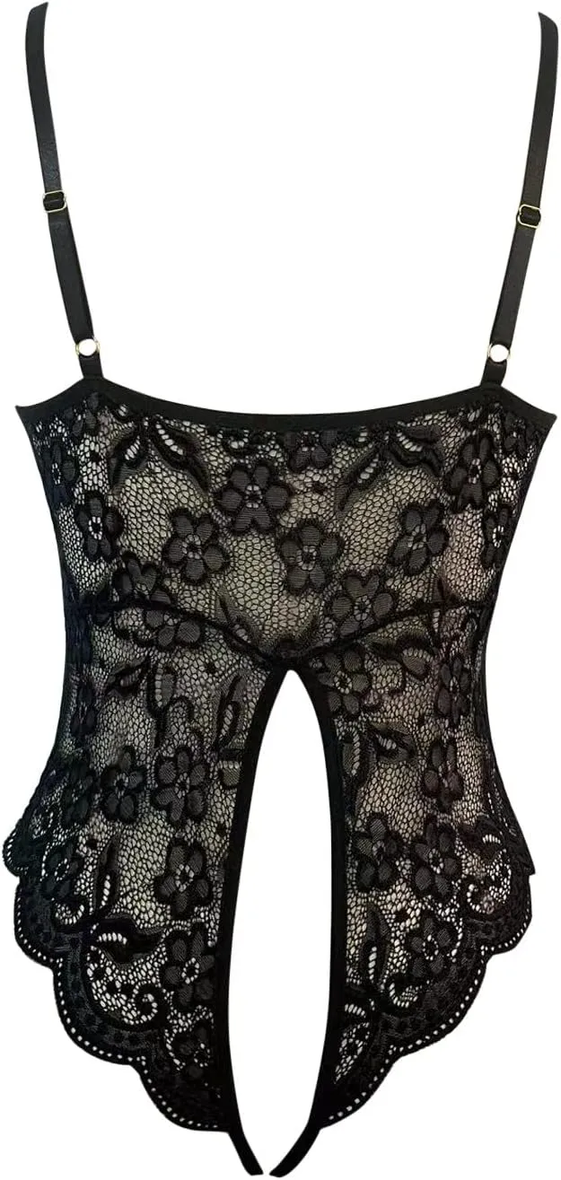 Womens Lace Romper Lingerie Sets Teddies Womens Bodysuit Lingerie Sexy Lingerie Tummy Control Lingerie for Women