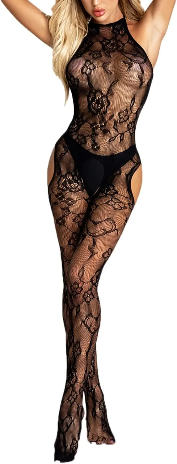 Women's Lace Teddy Lingerie Set,Adjustable Straps,Perfect for Romantic Nights or Honeymoon