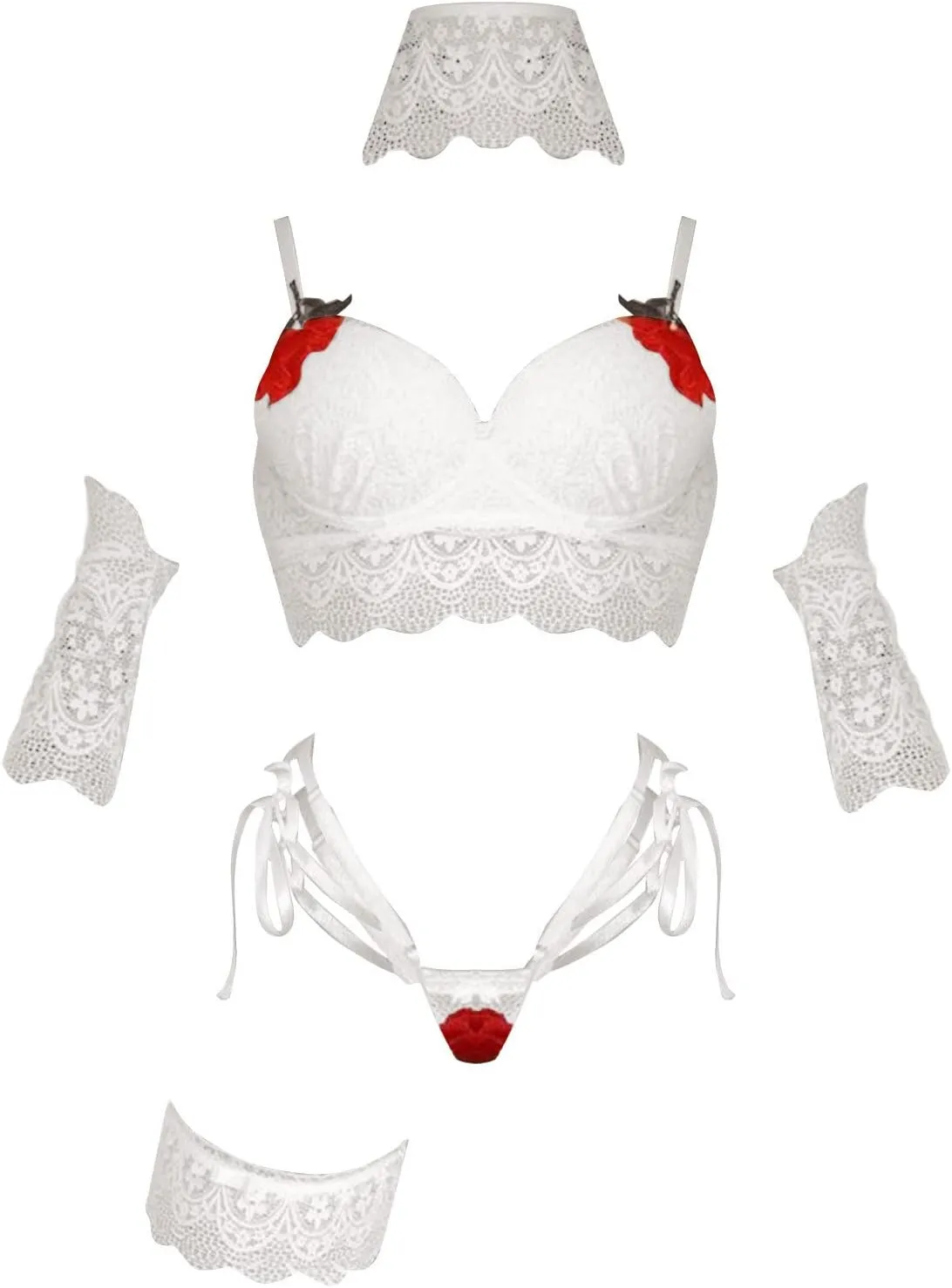 Womens Lingerie Set Sexy Lingerie Lingerie Sexy Push Up Bra and Panty Sets 2 Piece Bralette Outfits