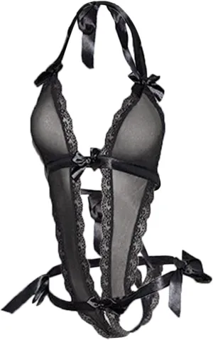 Women's One Piece Strappy Lingerie Lace Corset Lingerie Set Lingerie for Women for Sex Play Teddies Bustier Lingerie