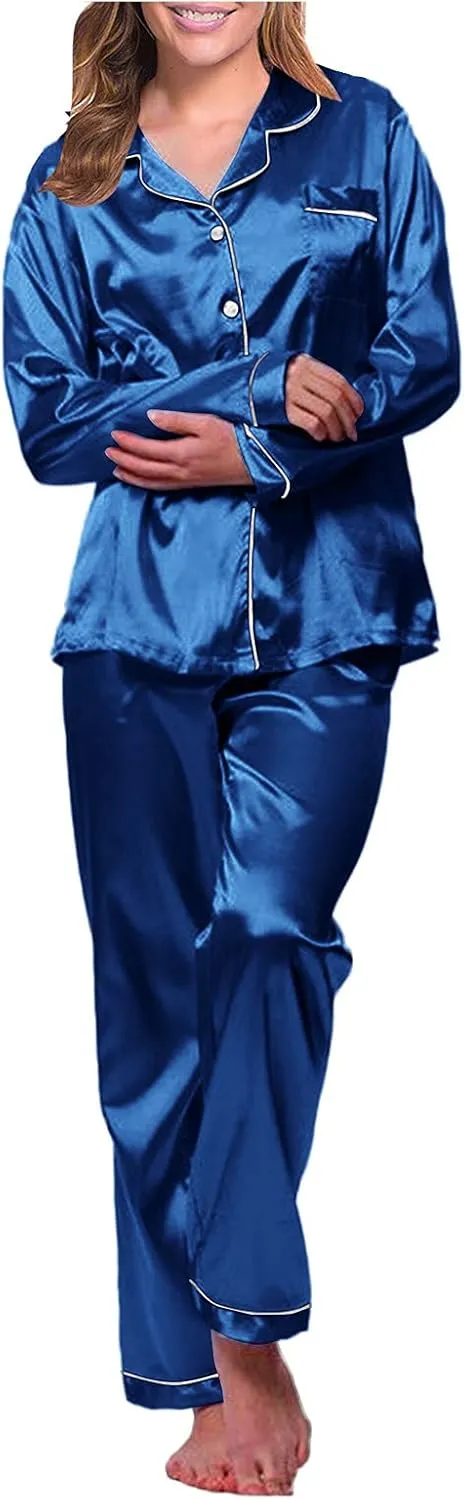 Womens Pajama Pants Cotton Womens Pajamas Set Christmas Pajamas for Women Long Sleeve Lounge Sets for Women Pajamas Sets for Women Ladies Pajamas Sets Fleece Pajama Pants Women