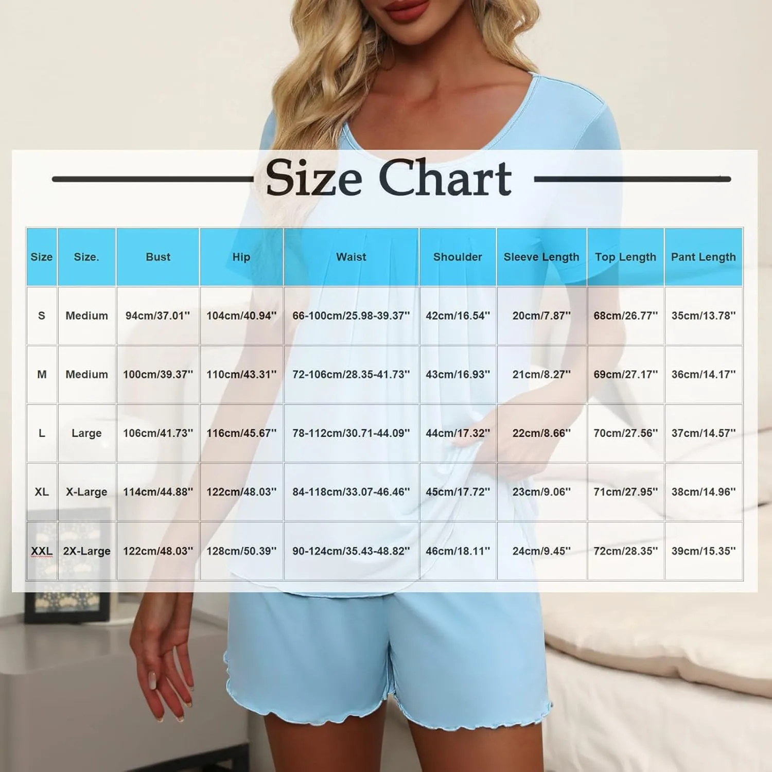 Womens Pajama Sets 2 Piece Pleated Scoop Neck Short Sleeve PJs Tops and Shorts Set Lounge Sets Soft Comfy Sleepwear