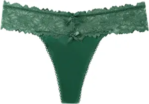 Womens Sexy Panties No Show Lace Thong Underwear Breathable G-String Thongs Panties Soft Seamless Bridal Lingerie