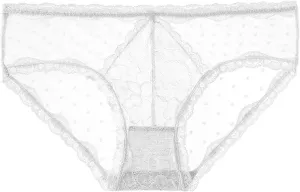 Women's Sheer Lace Lingerie Breathable Hollow Lace Panties Ladies