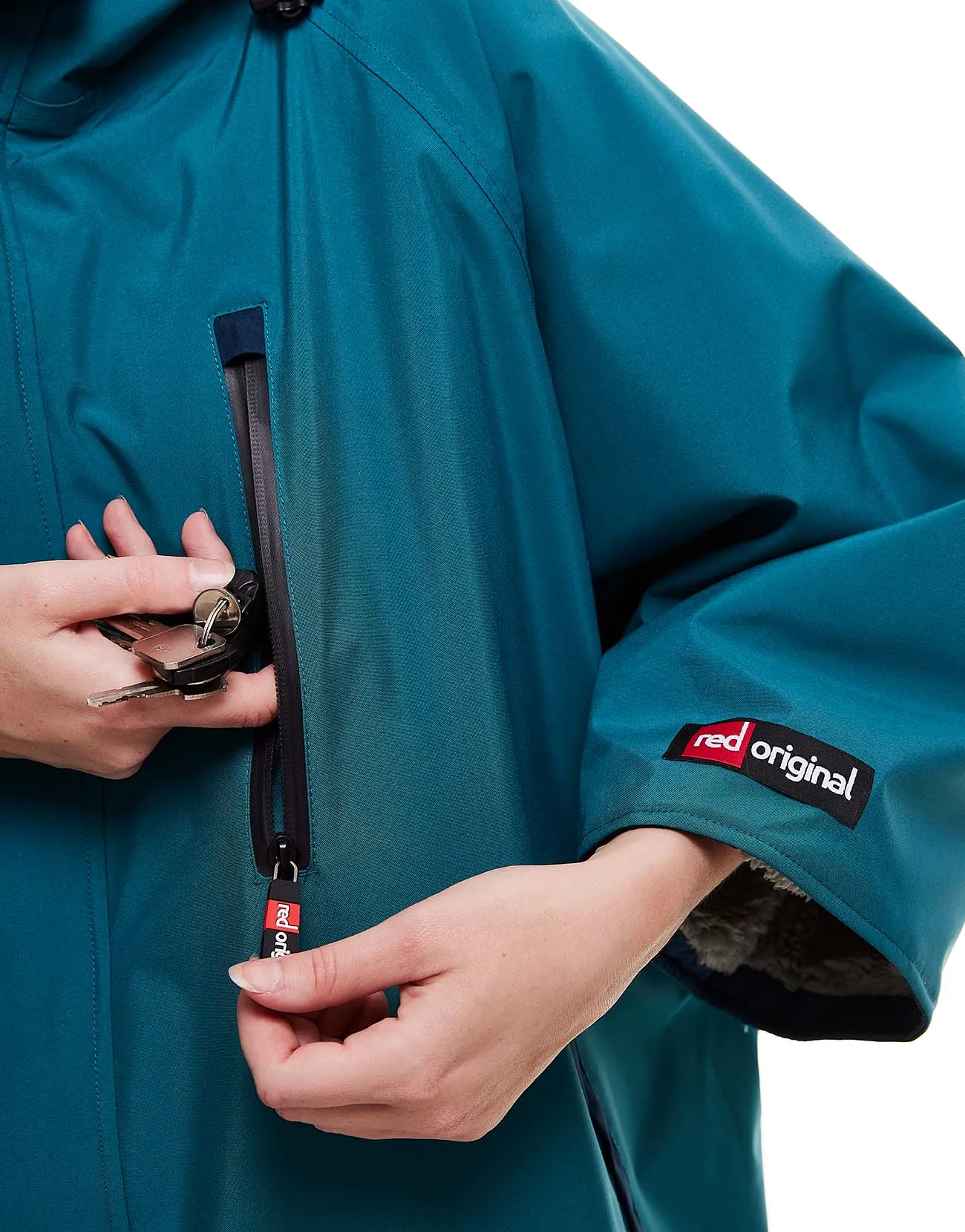 Women's Short Sleeve Pro Change Robe EVO - Teal