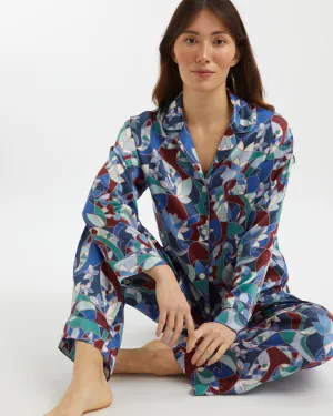 Women's Silk Pajamas - Chow's Paisley