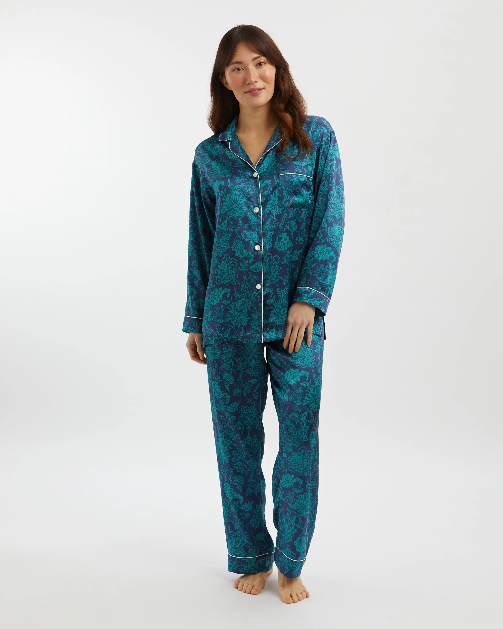 Women's Silk Pajamas - Christelle
