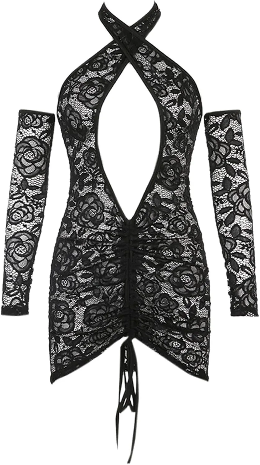 Womens Teddy Lingerie Romper Flattering Corset Sexy Erotic Lingerie Sheer Cutout Lace Sexy Lingerie Set