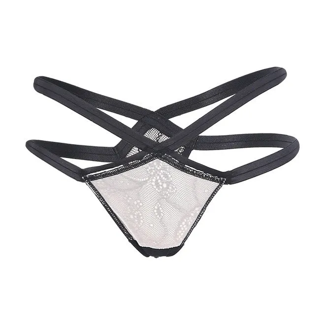 Women's Underwear | Black Low-Rise Thongs