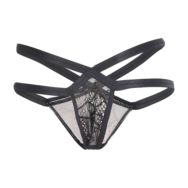 Women's Underwear | Black Low-Rise Thongs