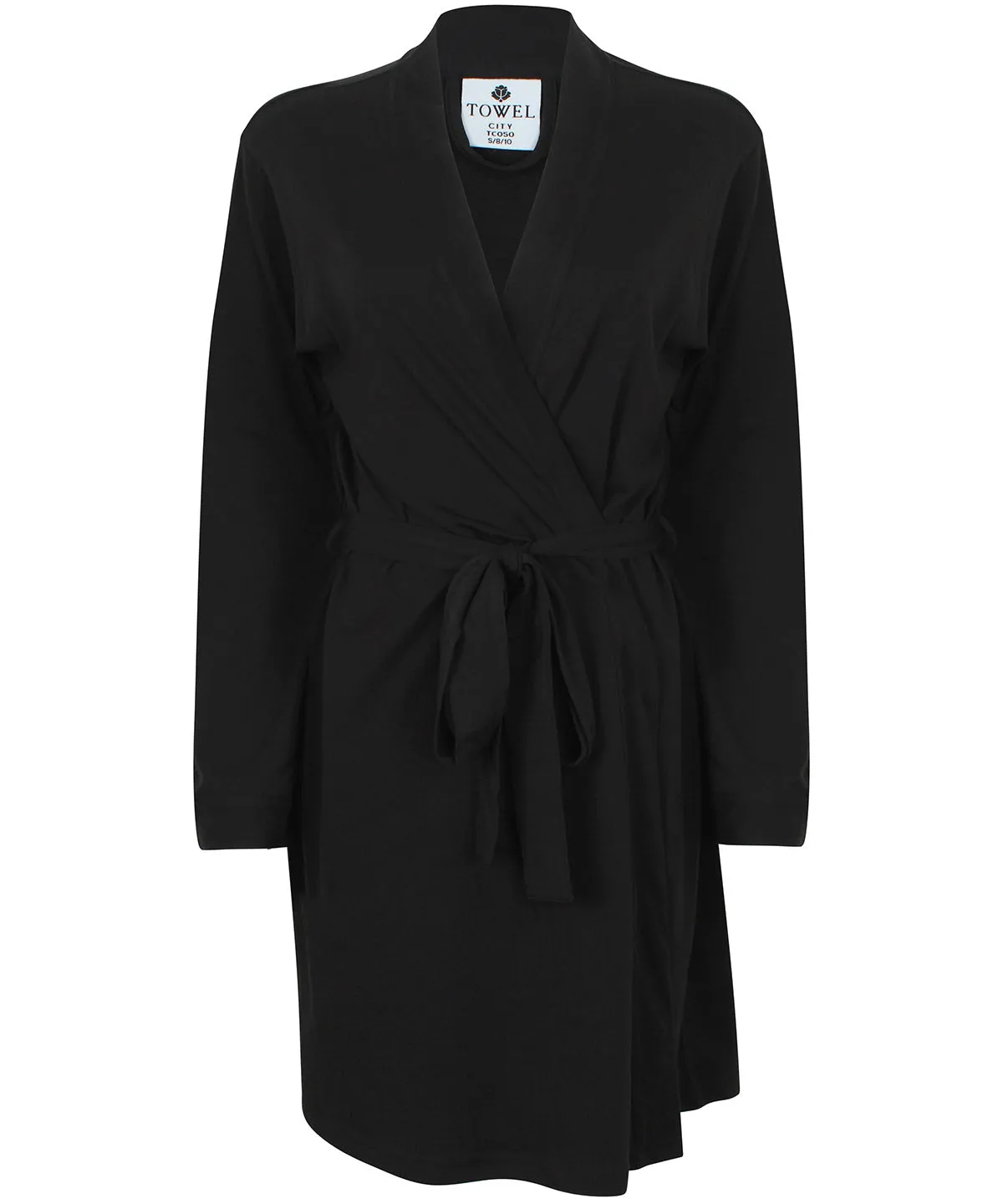 Womens wrap robe | Black