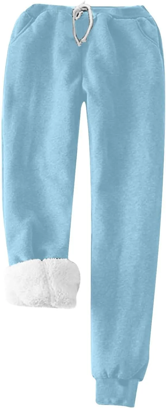 Womens YES,I'M ALWAAYS FREEZING ME Pajamas Letter Printed Casual Lounge Sleepwear Sherpa Lined Fannel Pjs Sets
