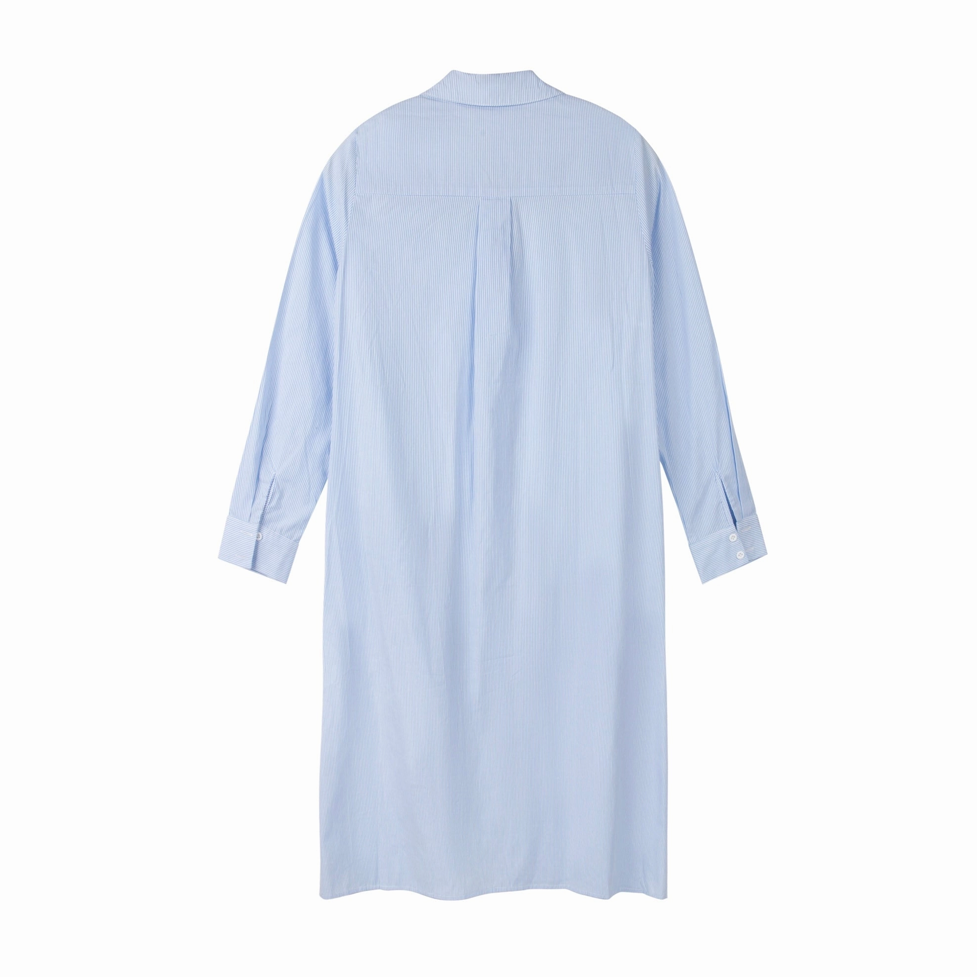 Ruffle shirt dress [Final Sale] Flattering Shape Comfort Stretch