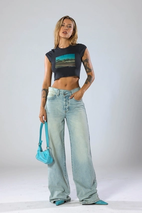 Oversized Jean / Seattle Blue Snug Fit