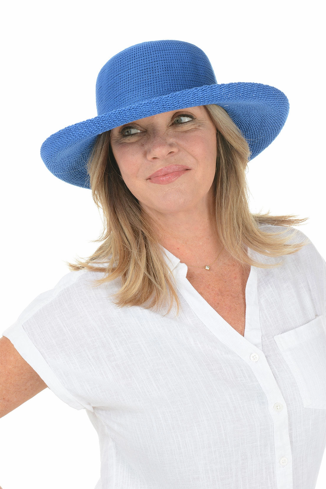 Woven Adjustable Travel Hat Water Repellent Coating