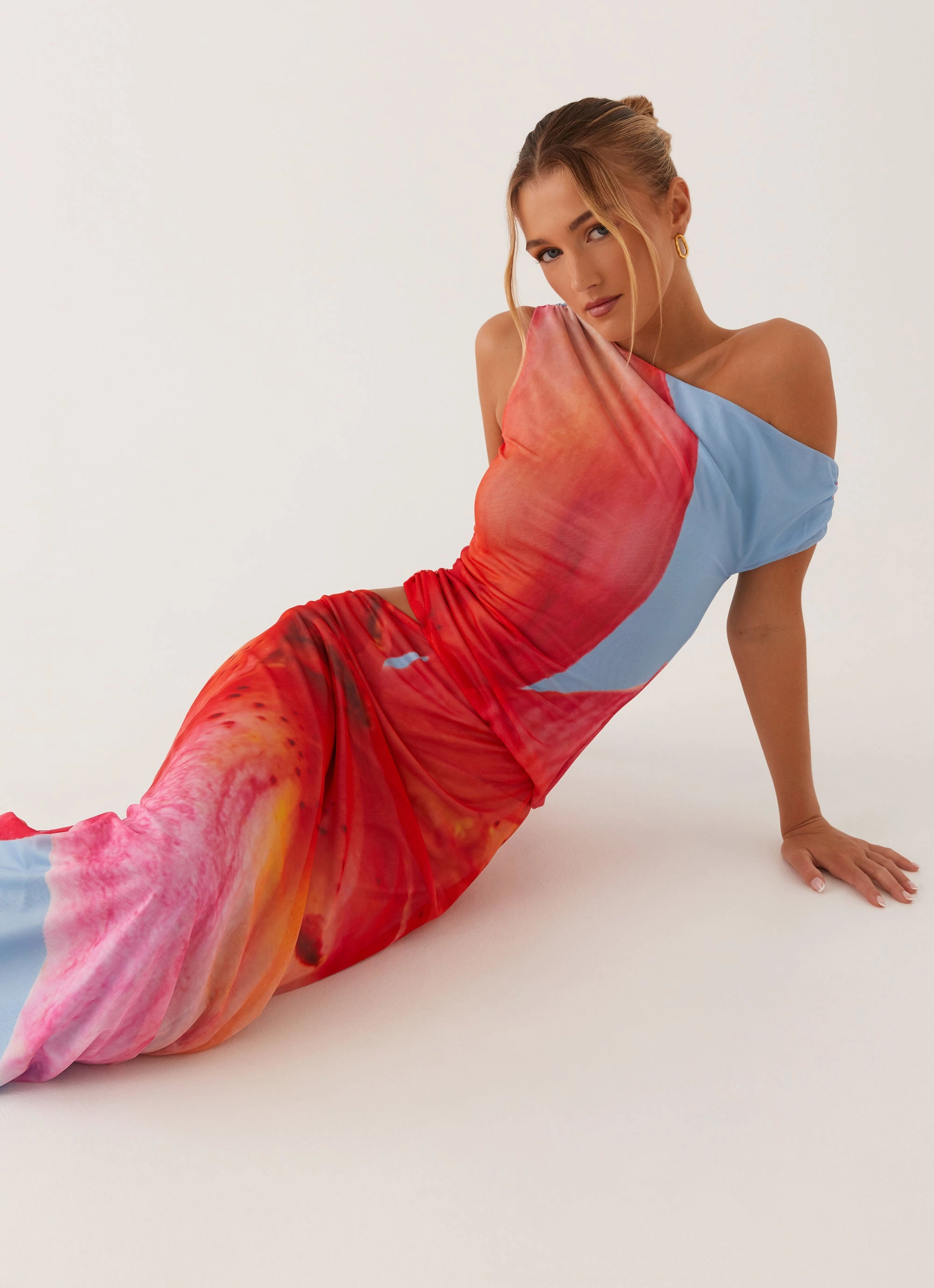 Santa Monica Maxi Dress - Blue Floral Effortless Vibe