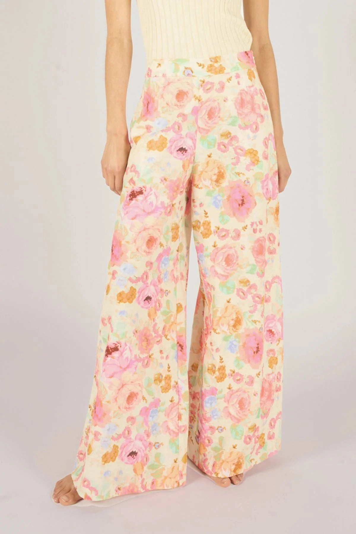 Wide Boy Trousers in Midsummer Madness Smart Casual