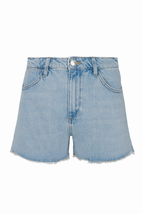 Bianca Denim Cut Off Short FullCut Shoulder Comfortable Look