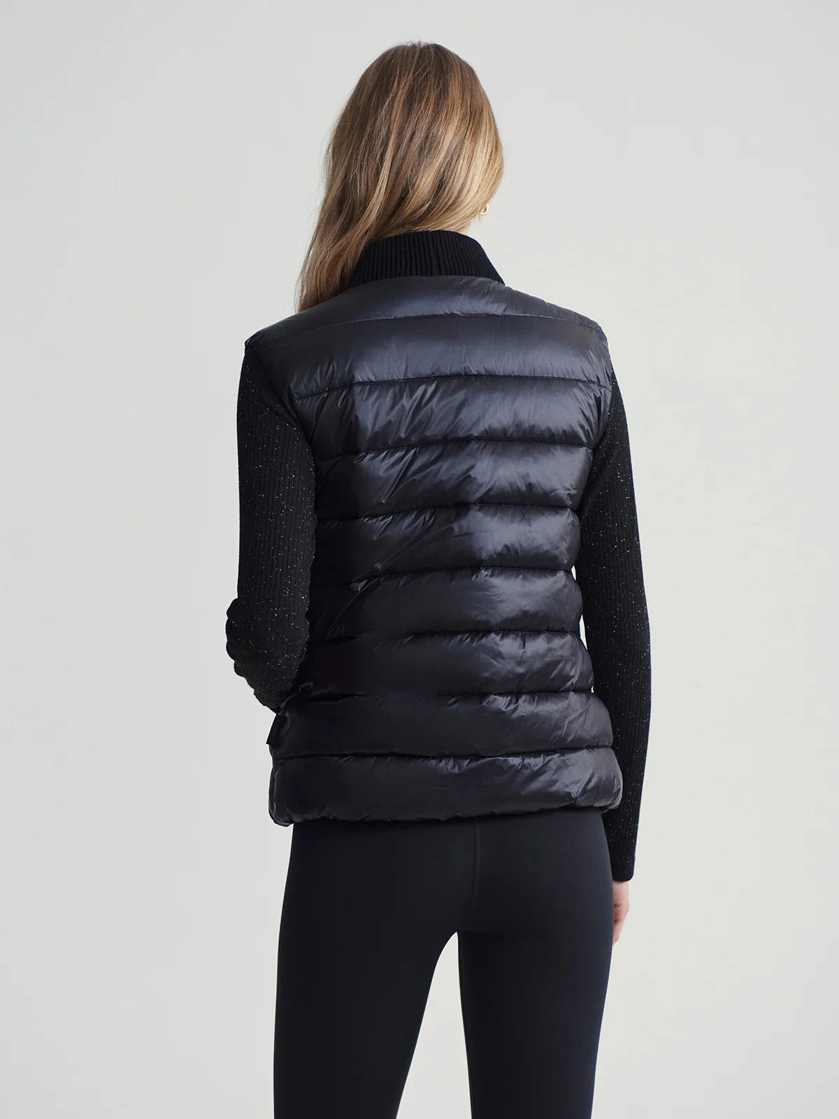 AntiPill Texture Varley Colwyn Padded Gilet in Black
