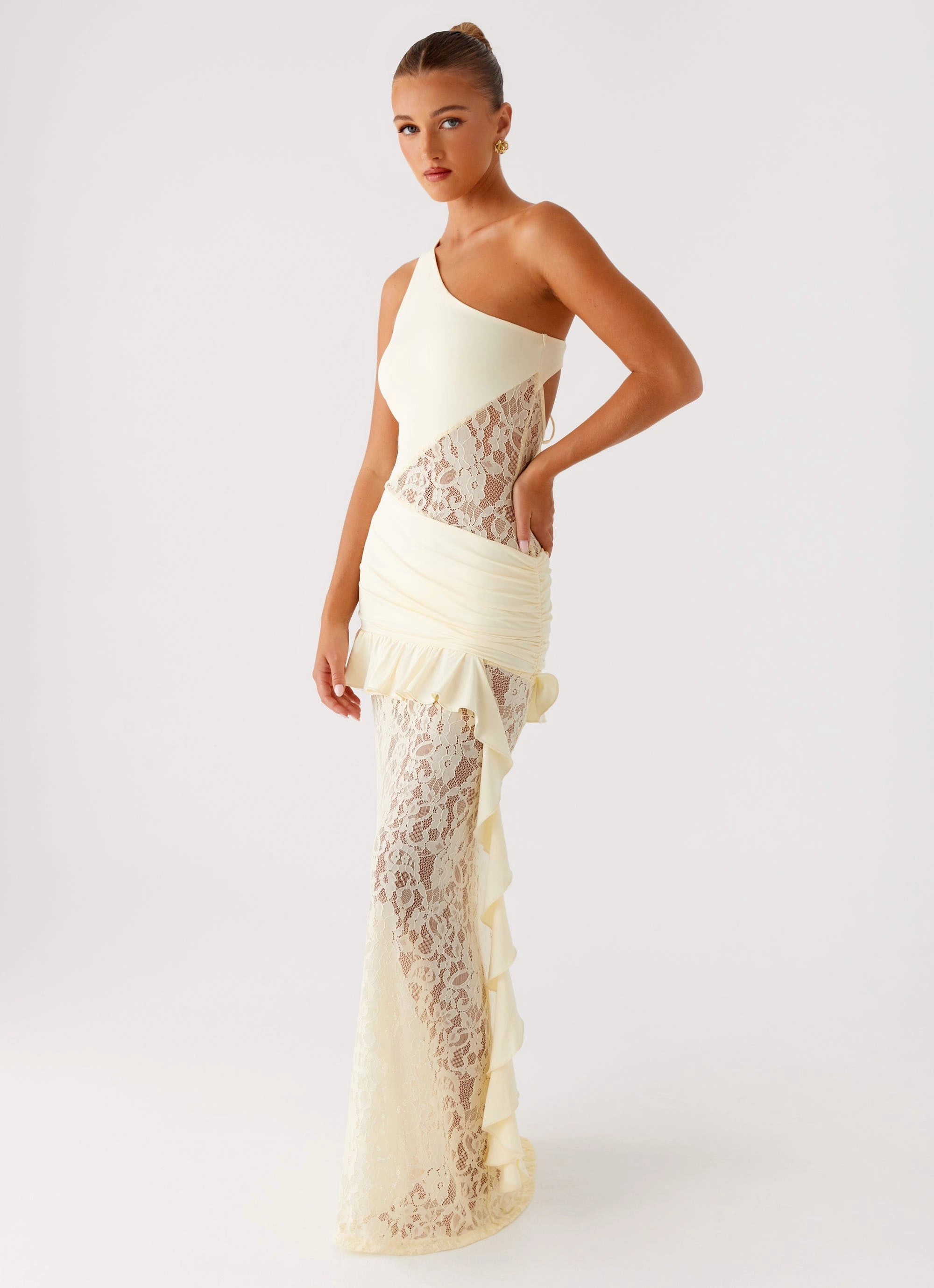 Trend Smart Smooth Line Benita Maxi Dress - Yellow