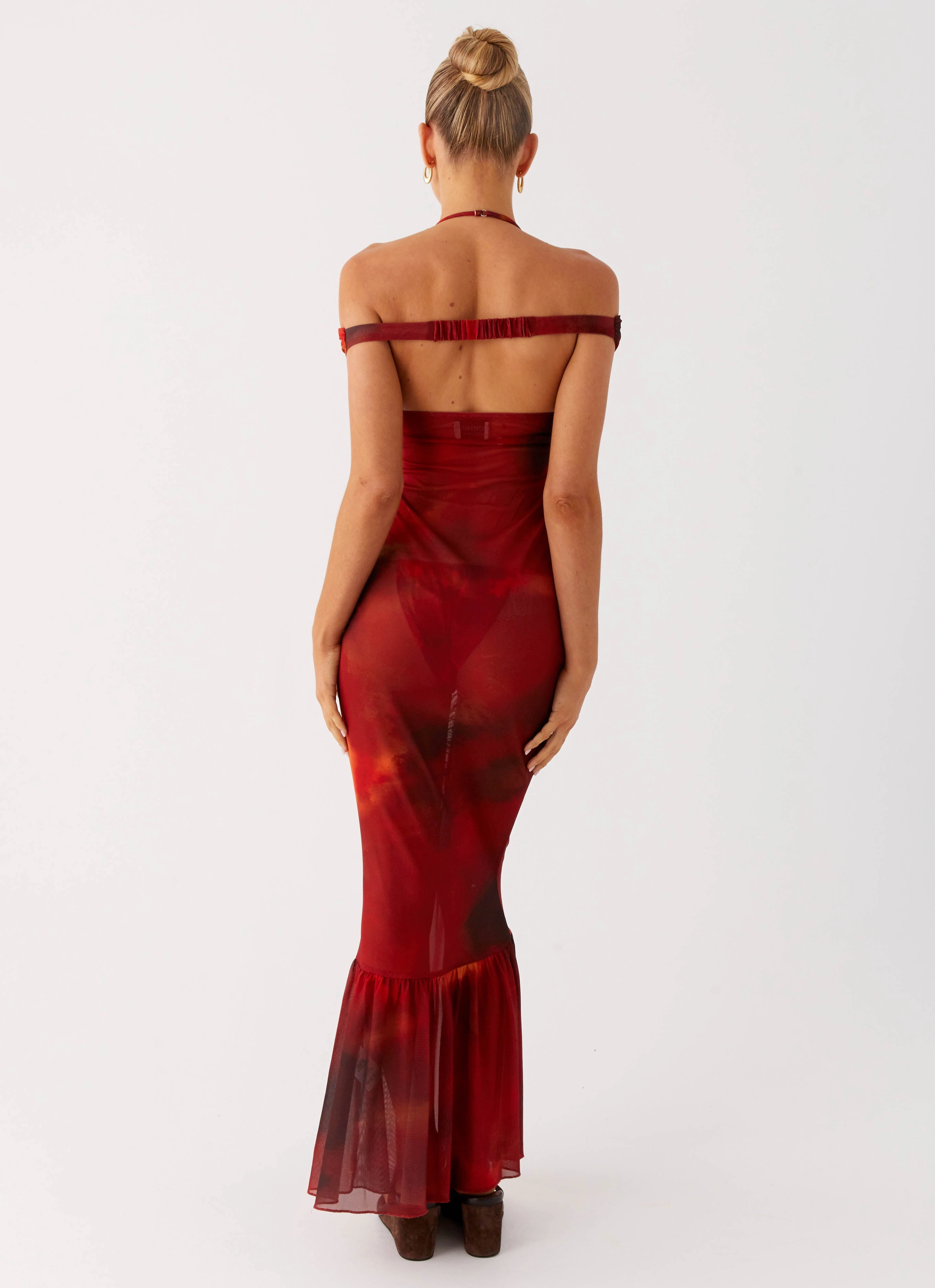 Love Me Not Maxi Dress - Scarlet Blur Wedding-Guest
