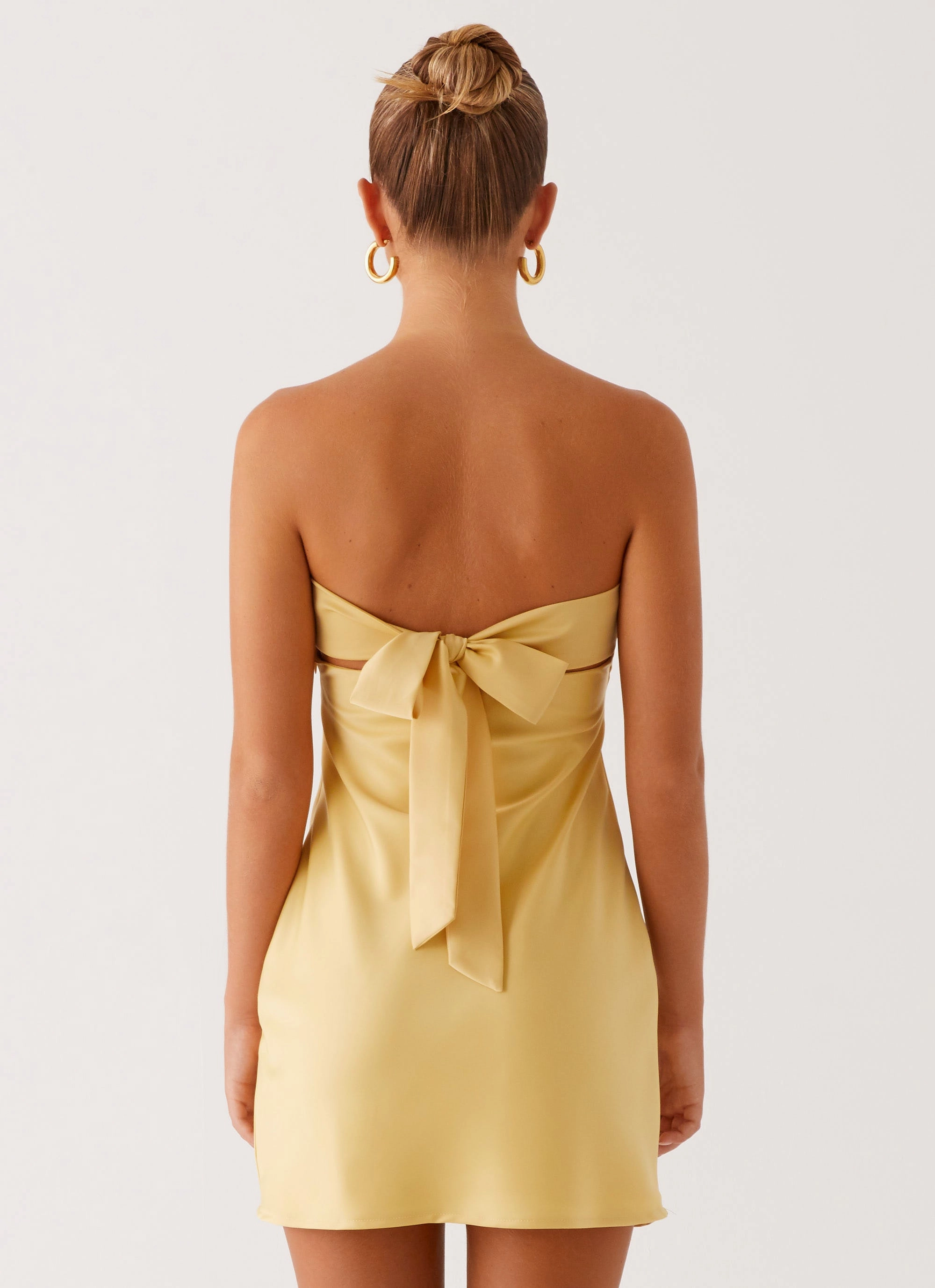 Modern Lines Yulina Mini Dress - Yellow