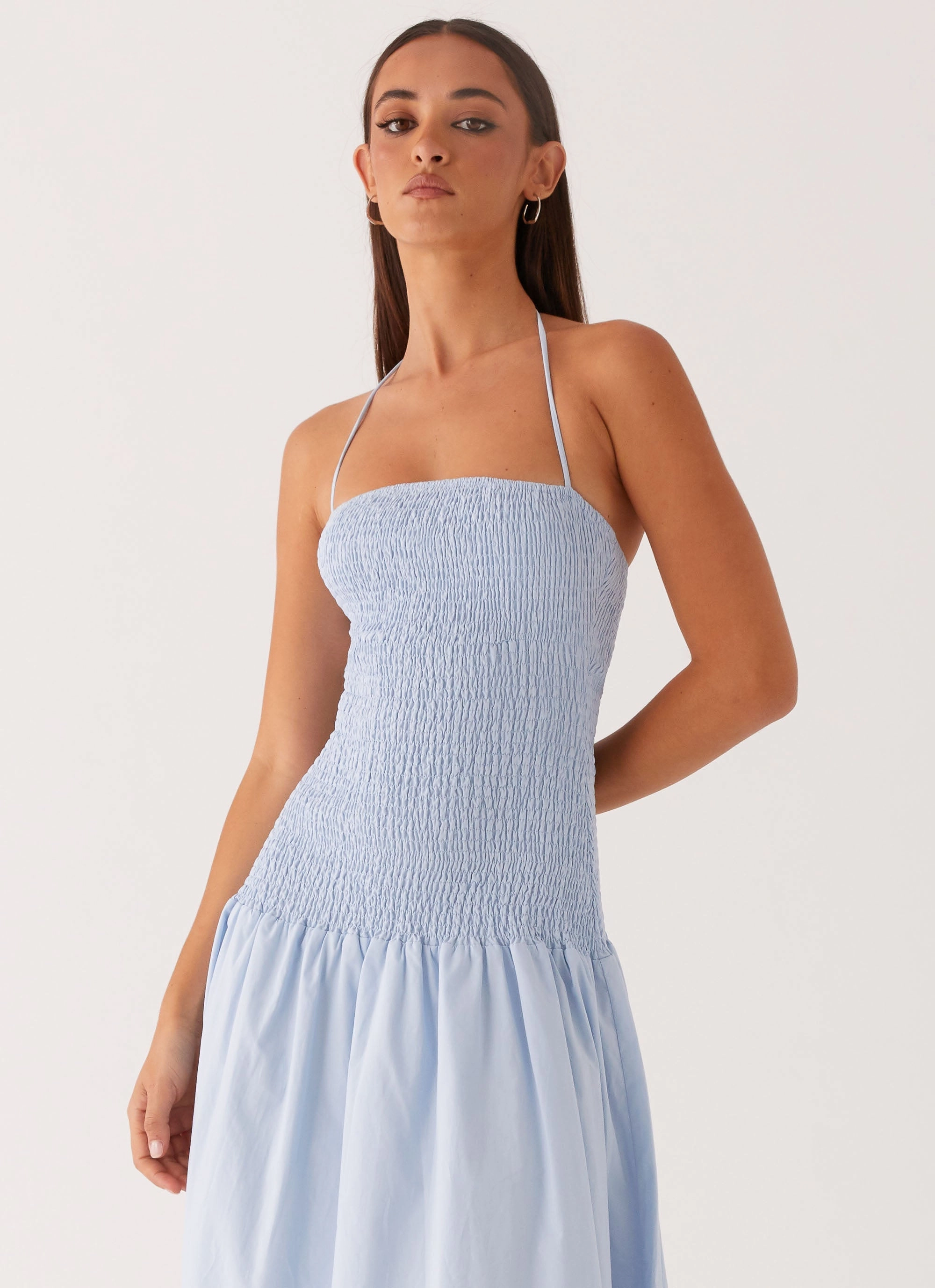 Fit for All Seasons Zahra Maxi Dress - Blue