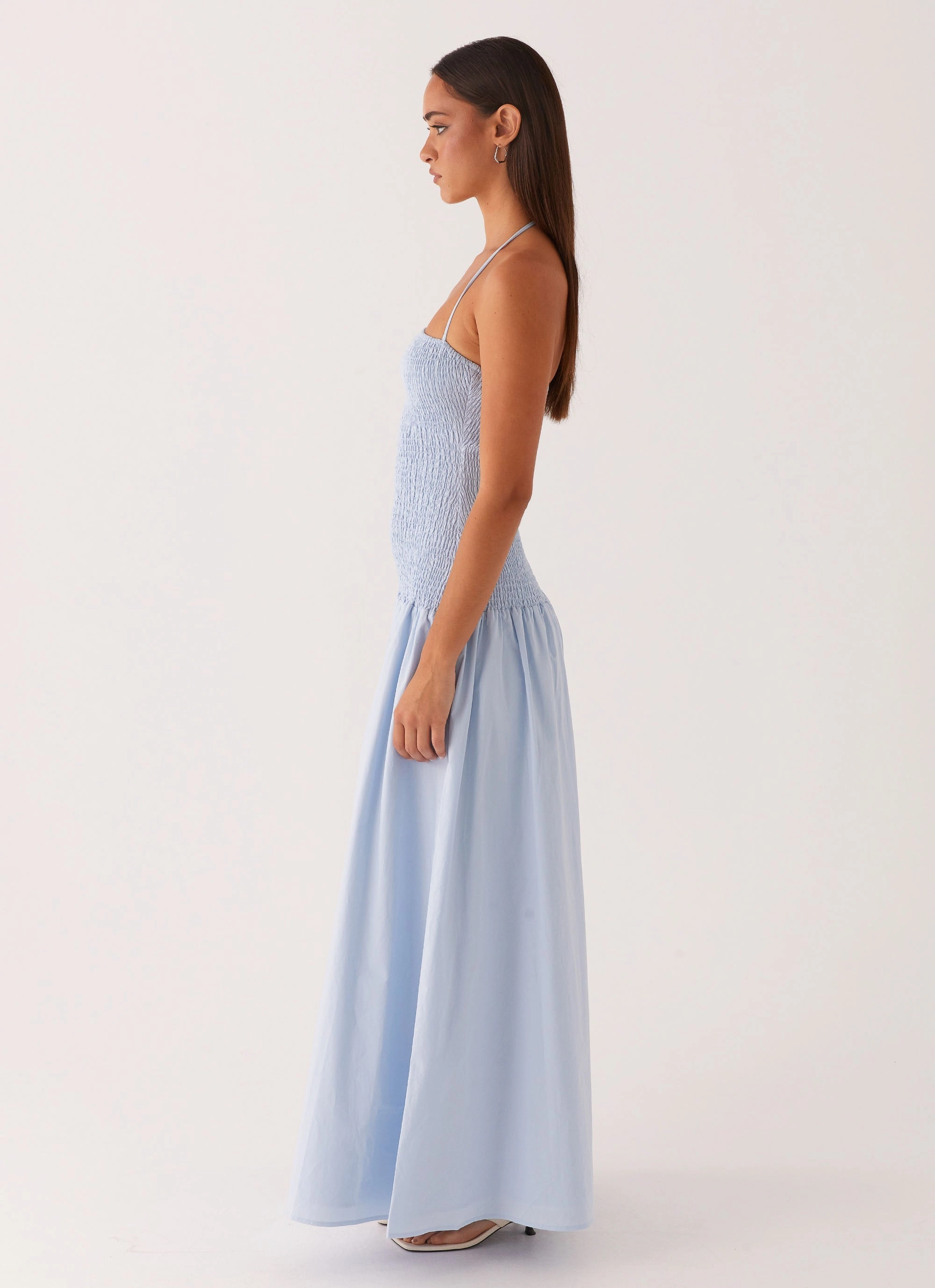 Soft Profile Inner Smile Zahra Maxi Dress - Blue