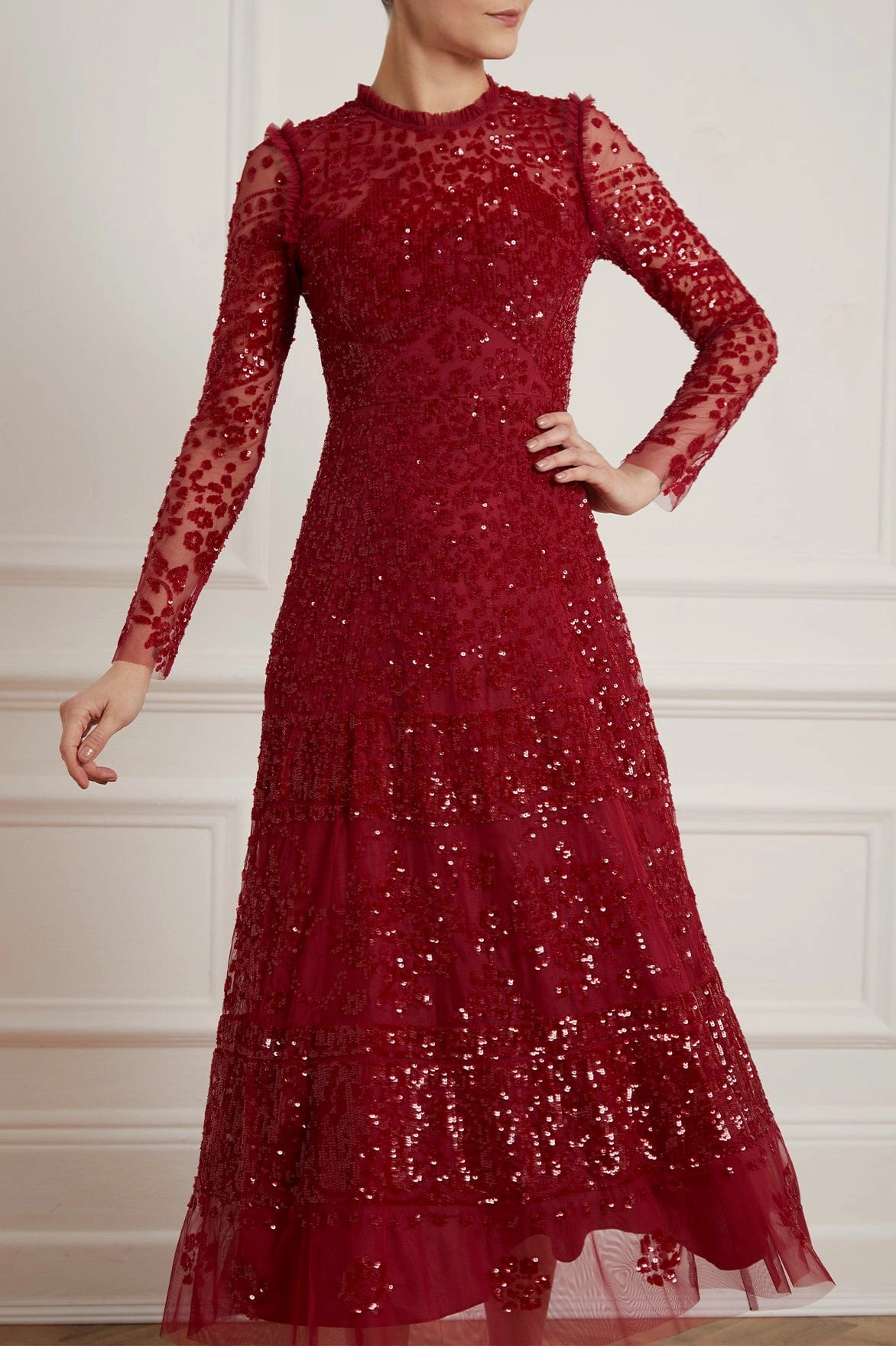 Aurora Ballerina Dress Lounge Cut Shiny surface