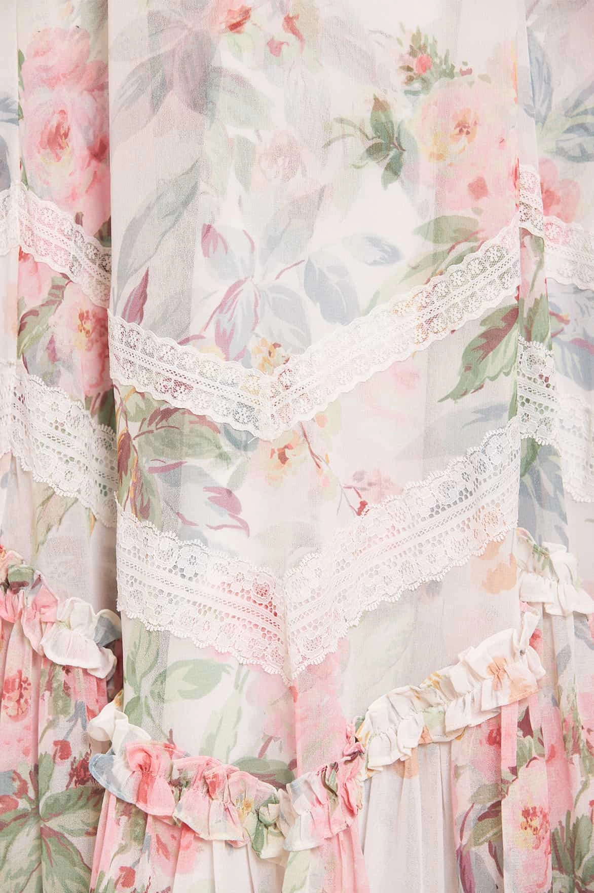 Paradise Garden Sonata Georgette Micro Mini Dress Floral design