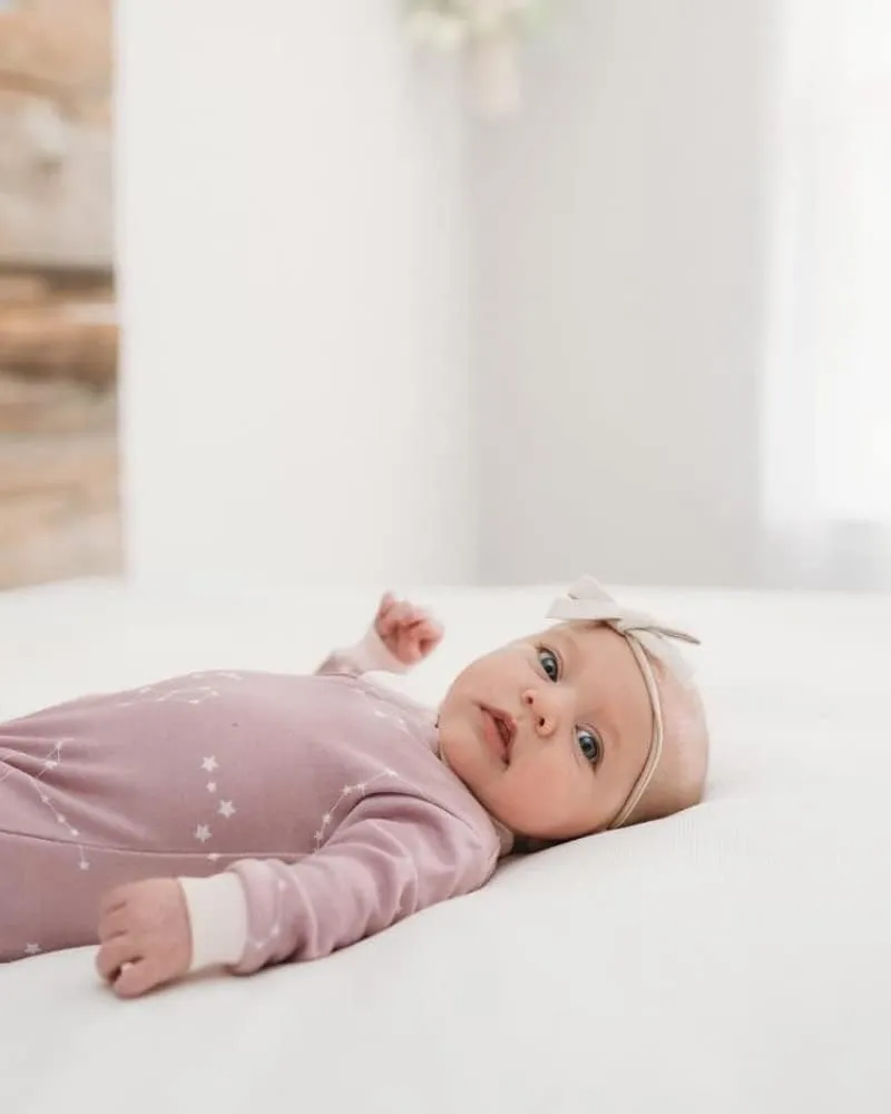 zippyjamz – Zipper Organic Sleeper Footed Onesies Sleeper Baby Pajamas with Inseam Zipper