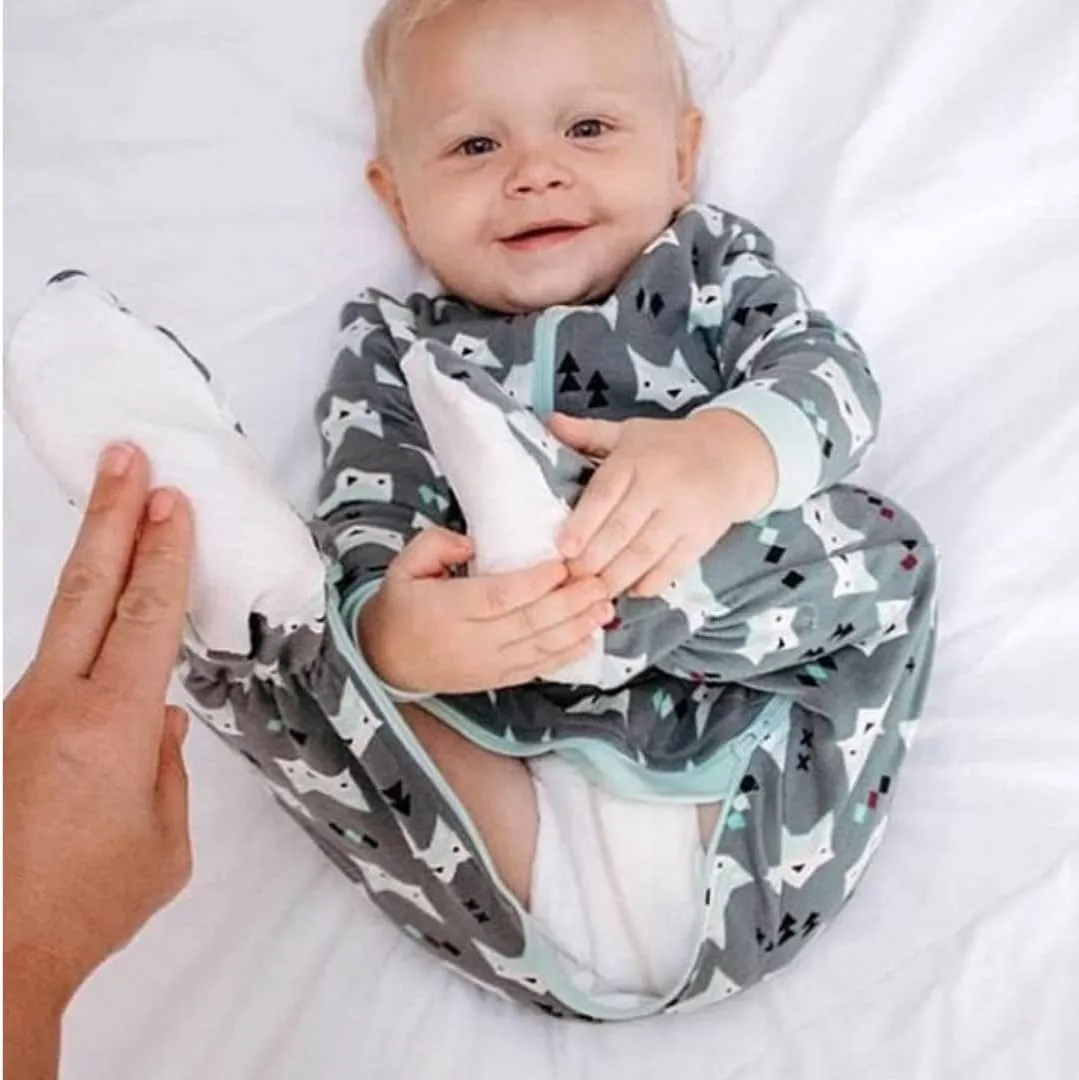 zippyjamz – Zipper Organic Sleeper Footed Onesies Sleeper Baby Pajamas with Inseam Zipper