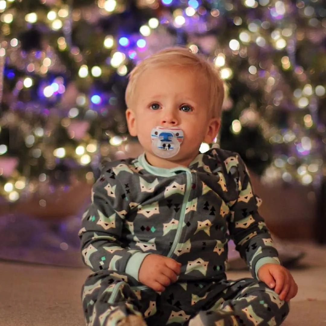 zippyjamz – Zipper Organic Sleeper Footed Onesies Sleeper Baby Pajamas with Inseam Zipper
