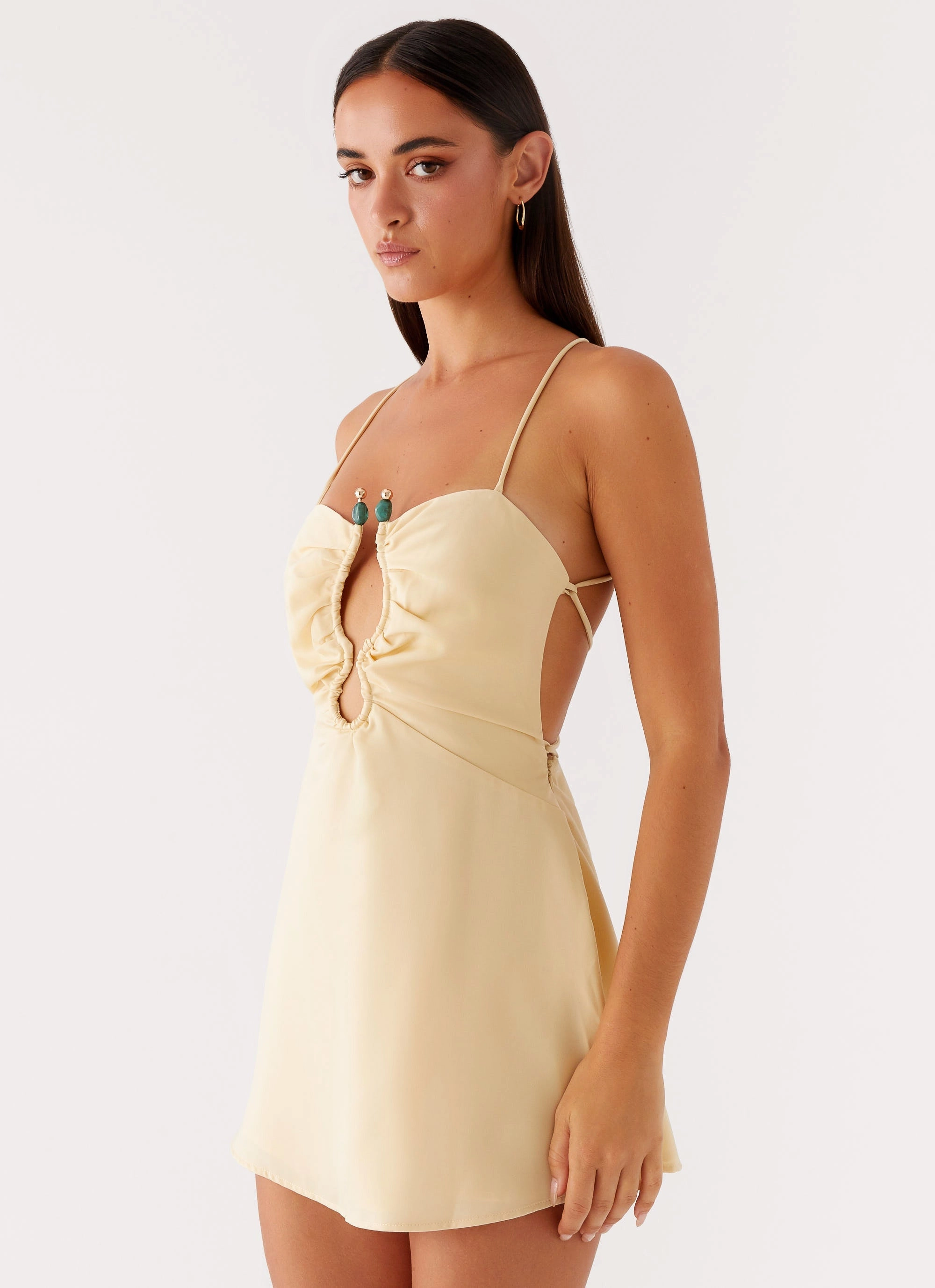 Clean Chic Zuma Mini Dress - Yellow